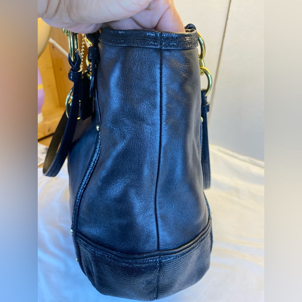 Coach Alexandra Python shoulder bag - image 7